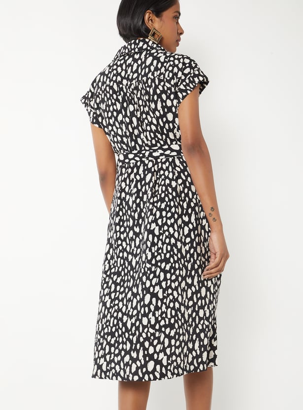 Women Printed Midi Dress