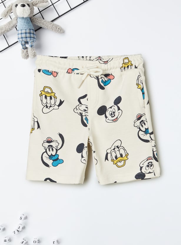 Boys Mickey & Friends Printed Shorts Set