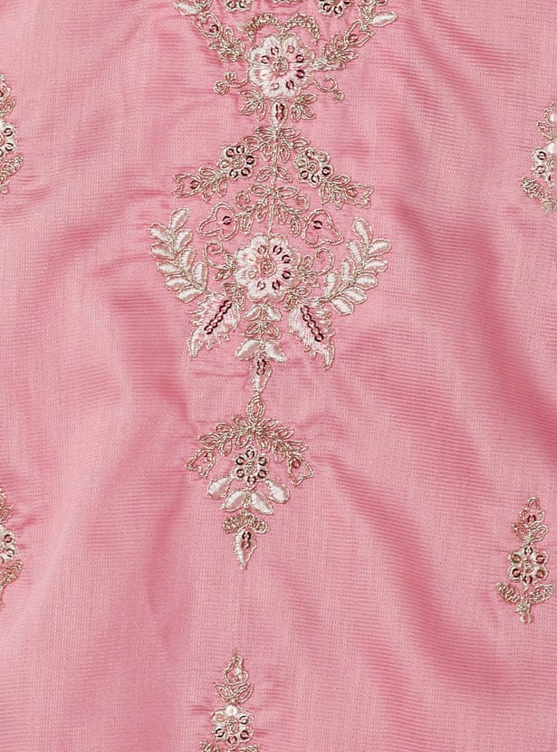 Women Embroidered Straight Kurta Set