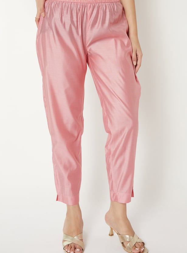 Women Embroidered Straight Kurta Set