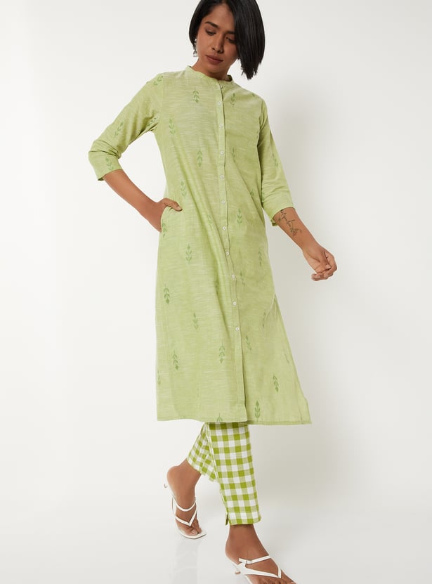Women Printed Straight Kurta Set