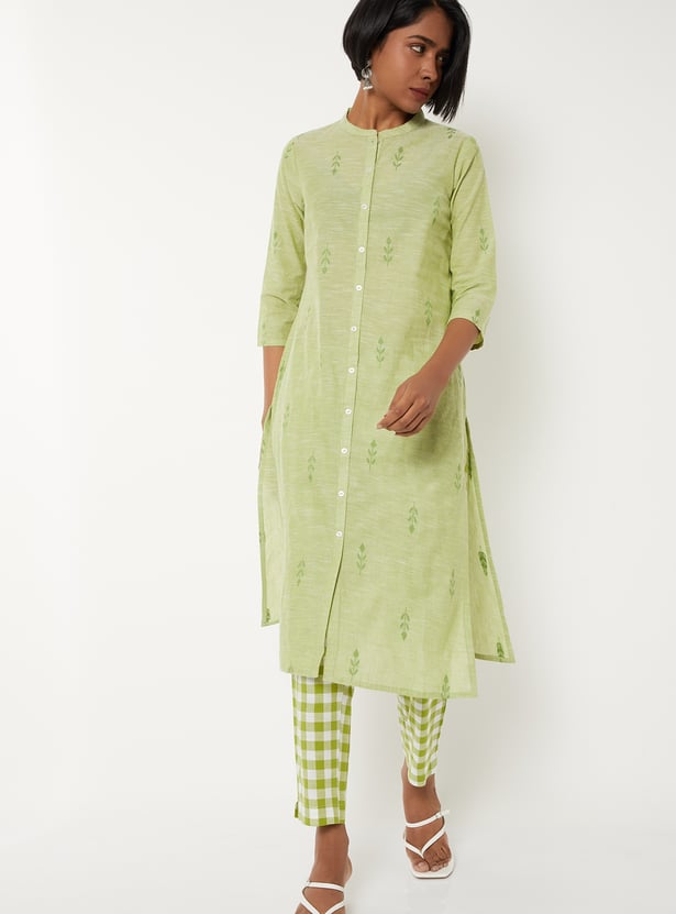 Women Printed Straight Kurta Set