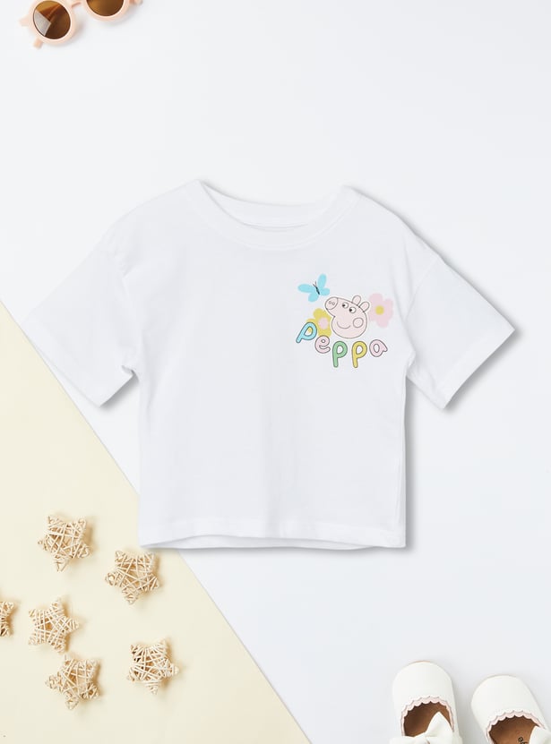 Girls Peppa Pig Shorts Set