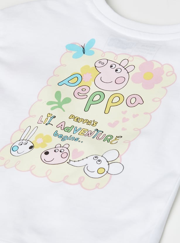 Girls Peppa Pig Shorts Set