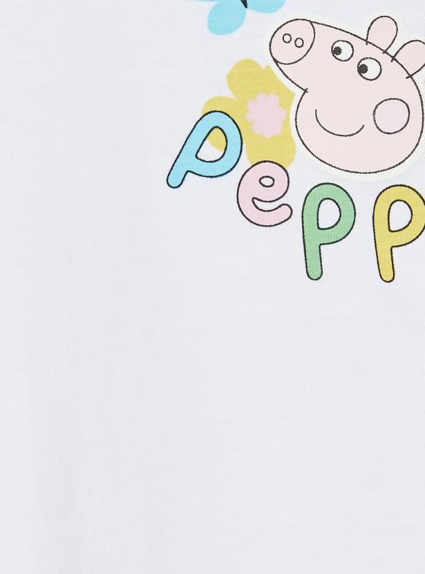 Girls Peppa Pig Shorts Set
