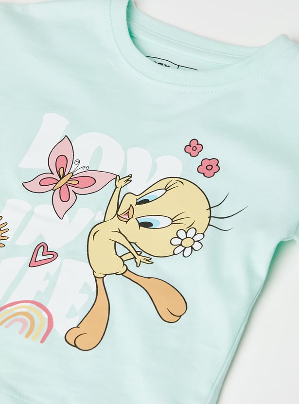 Girls Tweety Shorts Set