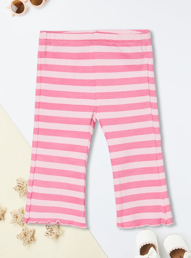 Girls Daisy Duck Flared Leggings Set