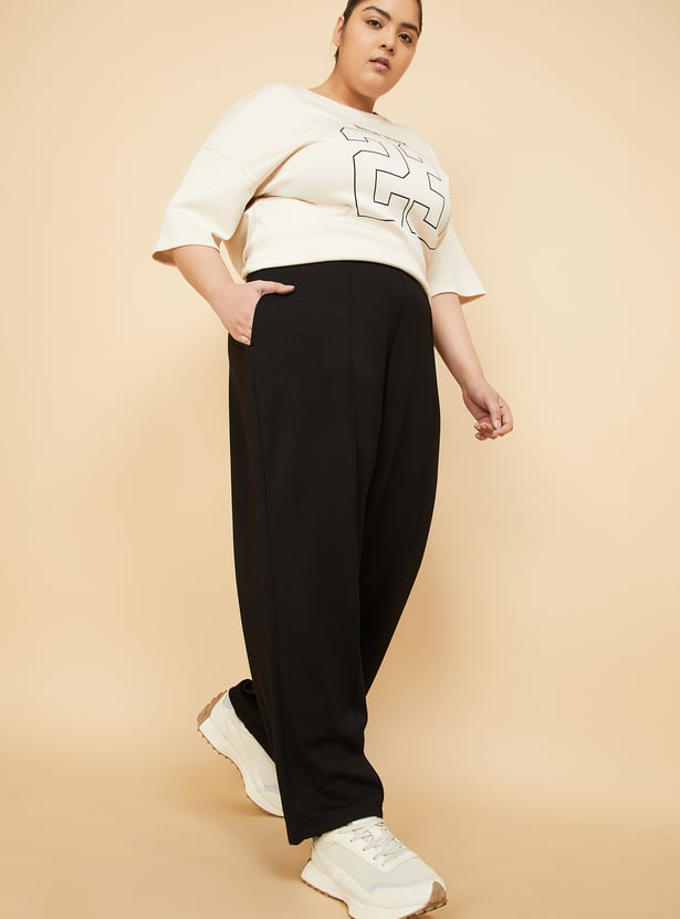 Women Wide Sports Track Pants