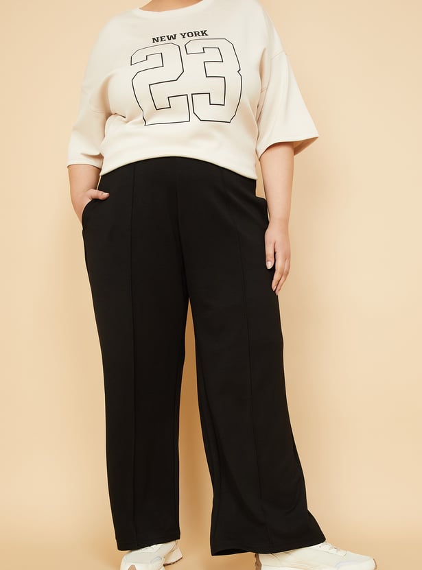 Women Wide Sports Track Pants