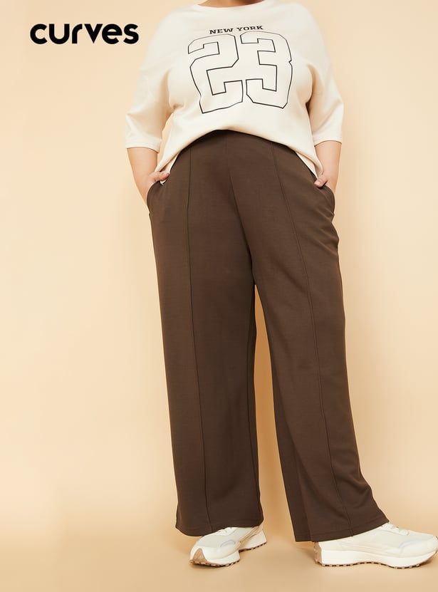 Women Wide Sports Track Pants