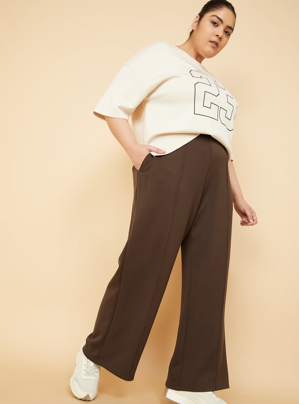 Women Wide Sports Track Pants