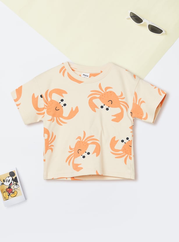 Boys Printed Shorts Set