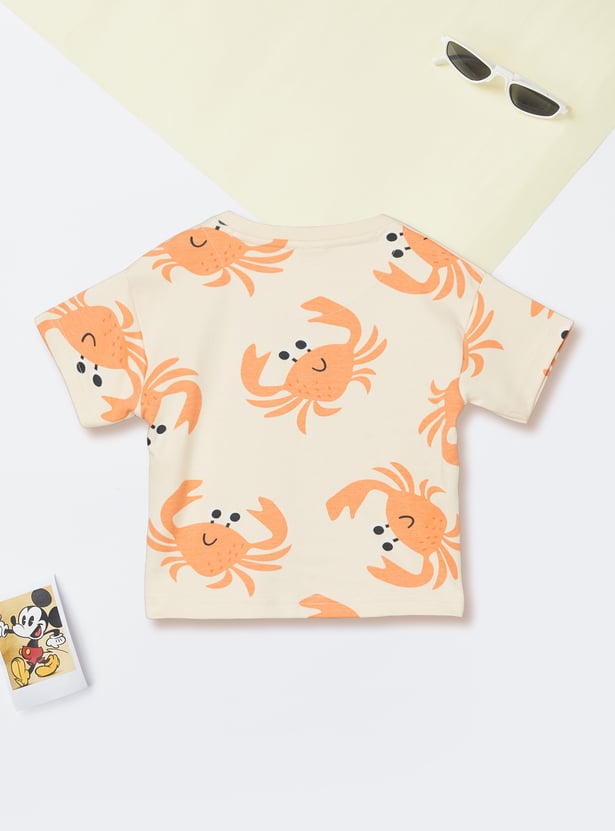 Boys Printed Shorts Set