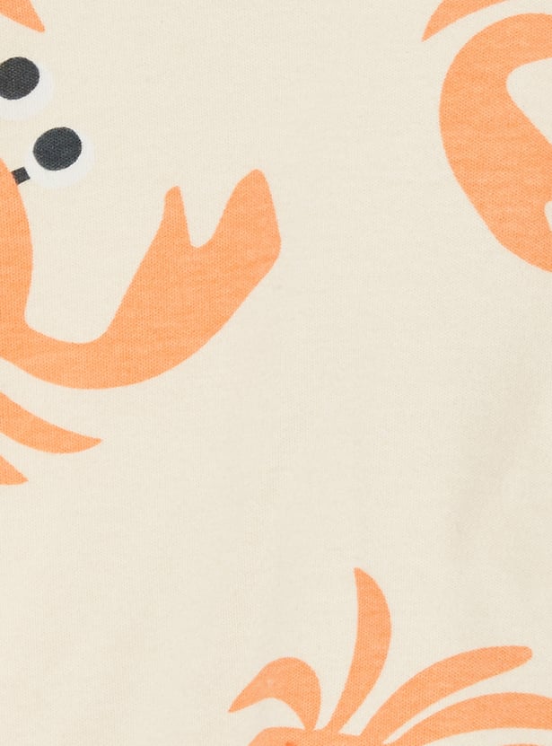 Boys Printed Shorts Set