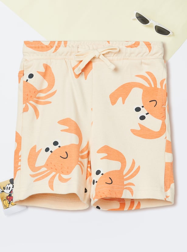 Boys Printed Shorts Set
