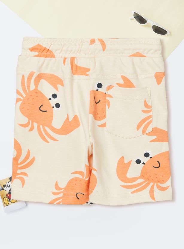 Boys Printed Shorts Set