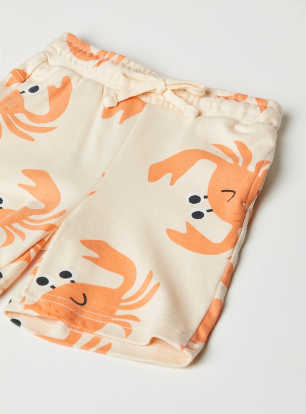 Boys Printed Shorts Set