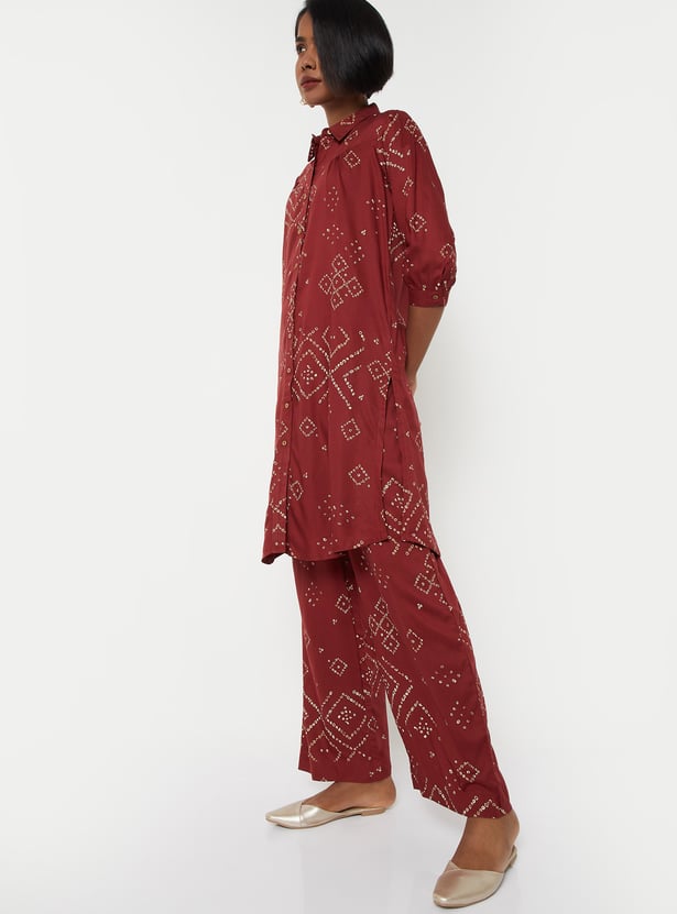 Women Printed Straight Kurta Set