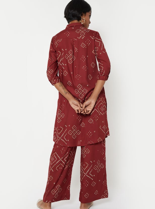 Women Printed Straight Kurta Set