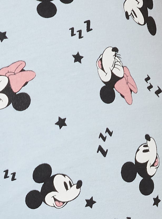 Women Mickey Print Pyjamas
