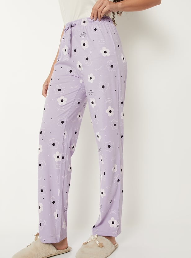 Women Floral Print Pyjamas