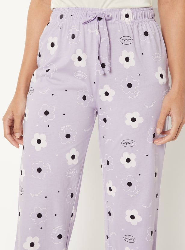 Women Floral Print Pyjamas