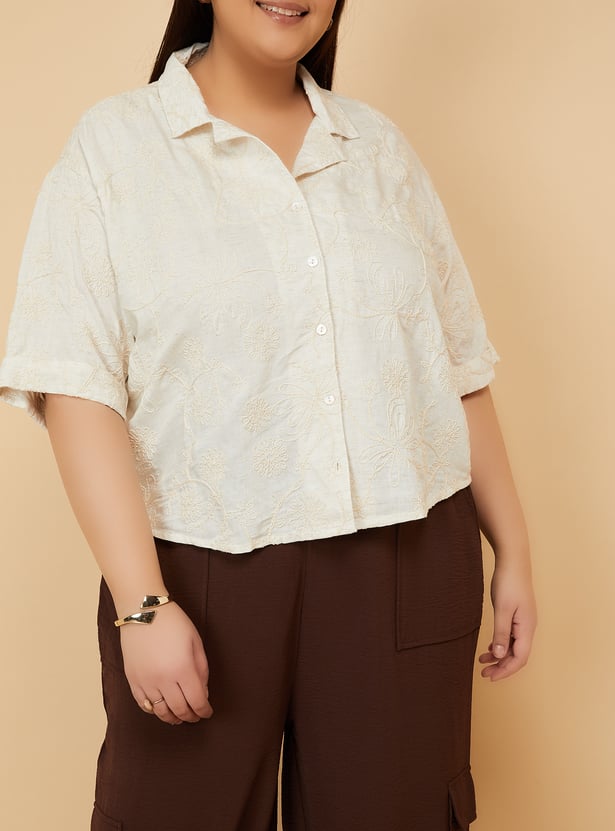 Women Embroidered Shirt