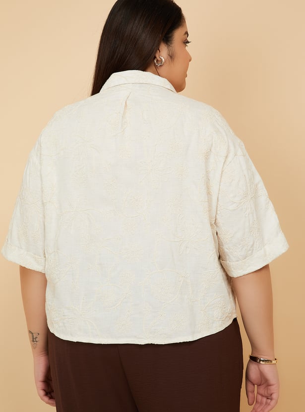 Women Embroidered Shirt