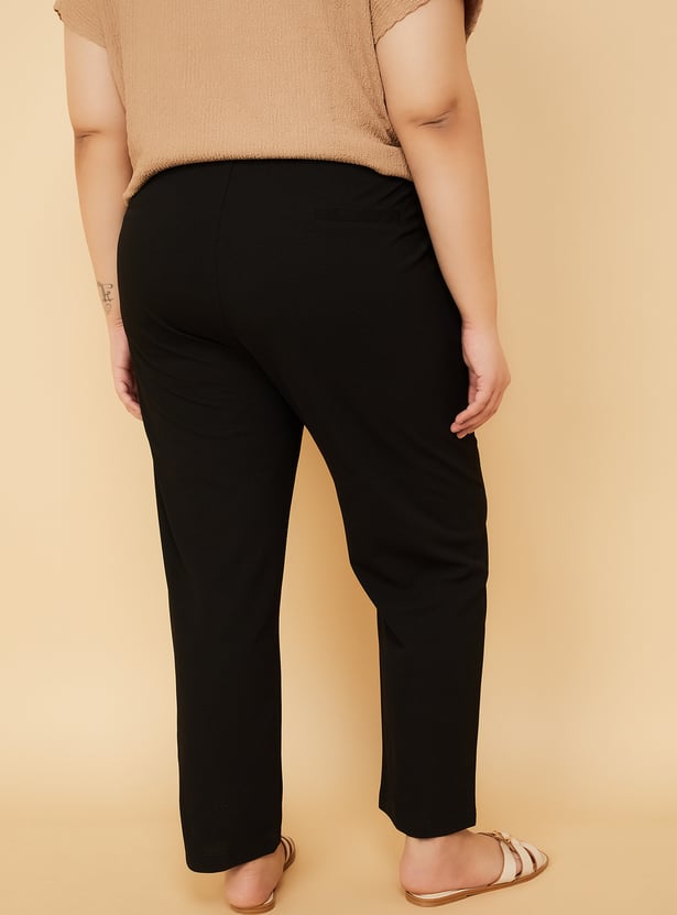 Women Solid Trousers