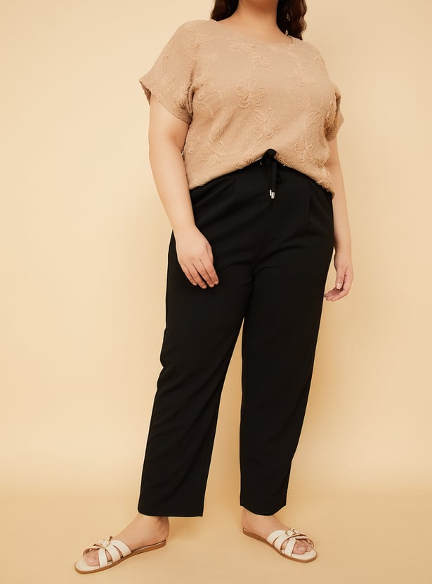 Women Solid Trousers