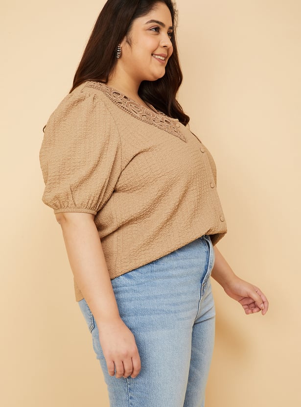 Women Crinkled Blouse