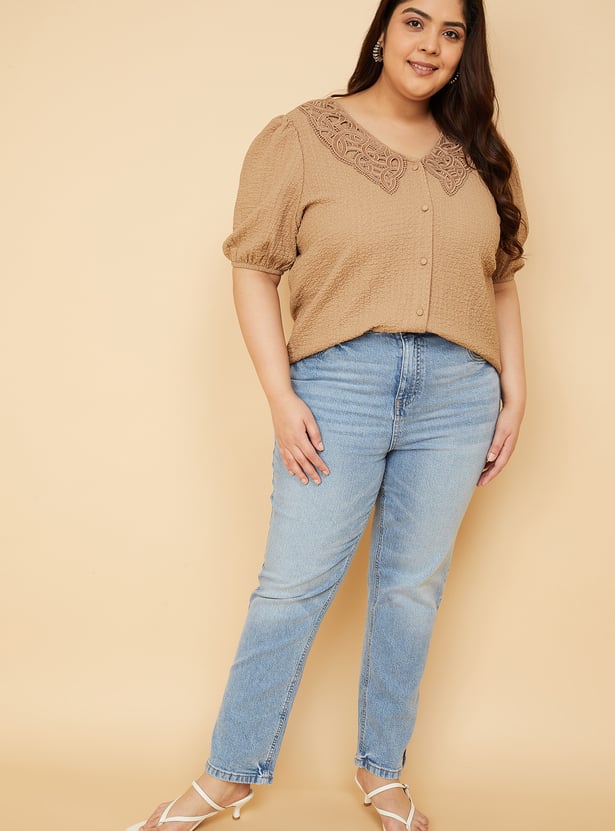 Women Crinkled Blouse
