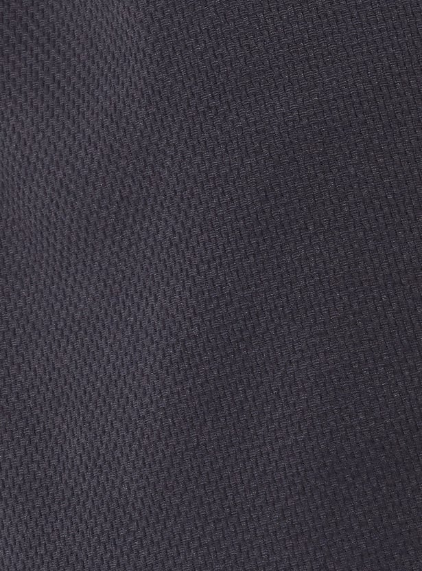 Men Textured Side Taped Shorts