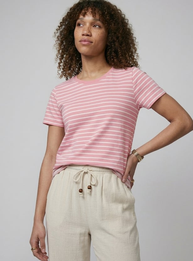 Women Striped T-shirt