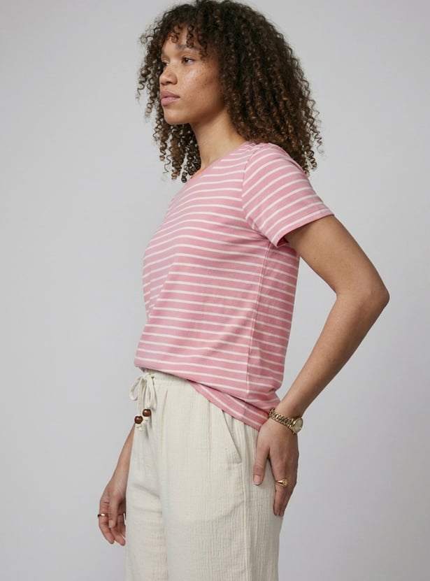 Women Striped T-shirt