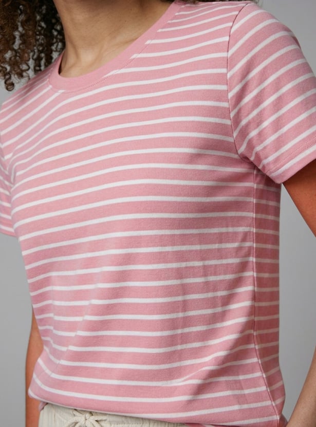 Women Striped T-shirt