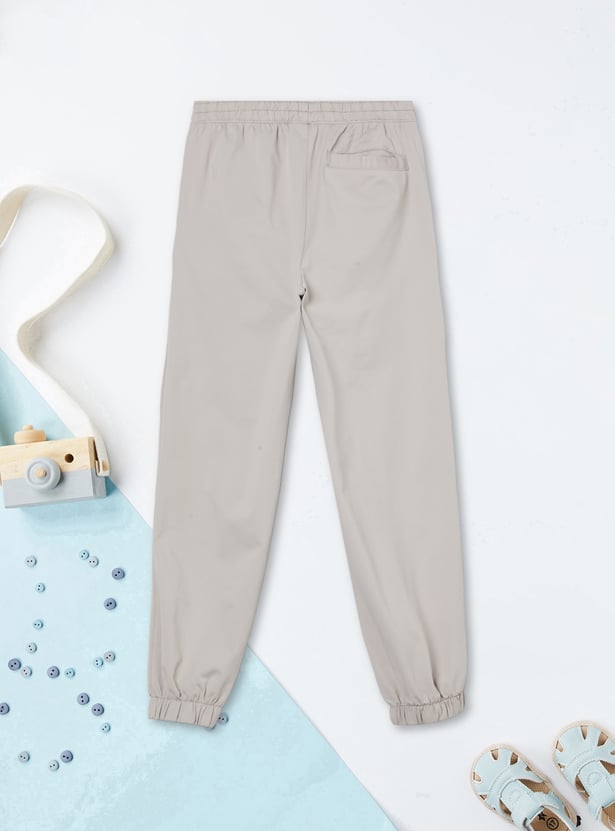 Boys Reflective Print Joggers