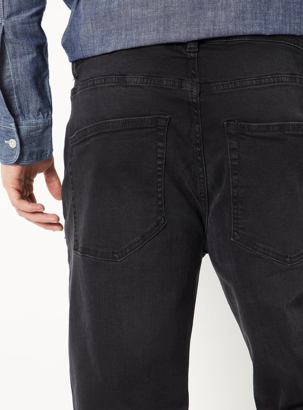 Men Washed Regular Fit Jeans
