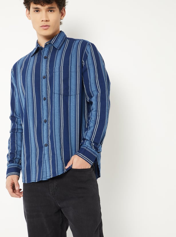 Men Striped Regular Fit Shirt