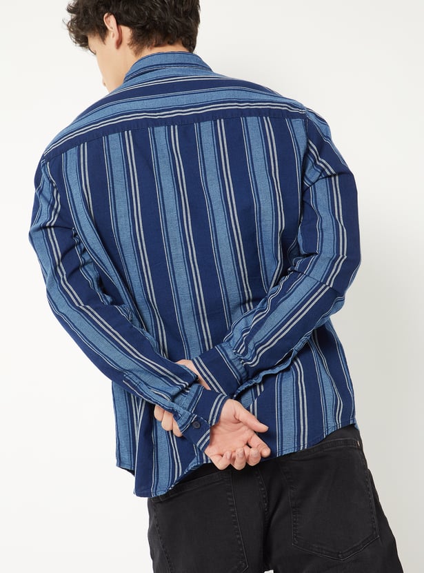 Men Striped Regular Fit Shirt
