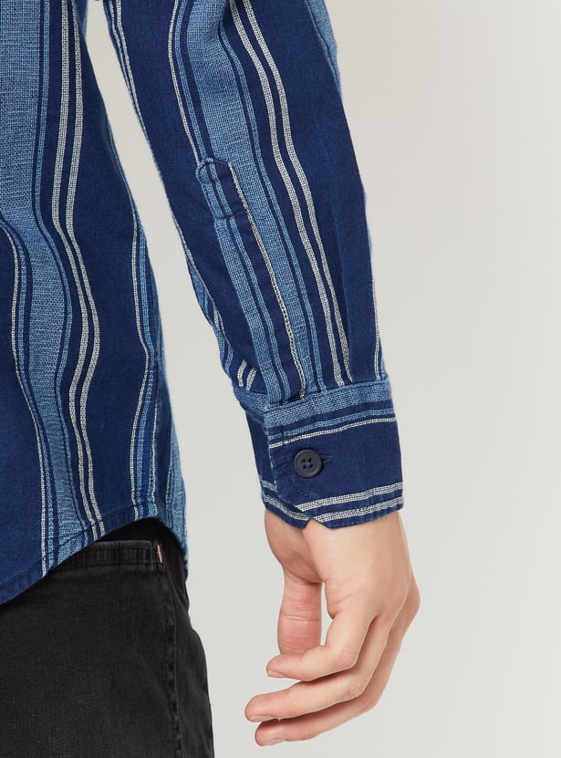 Men Striped Regular Fit Shirt