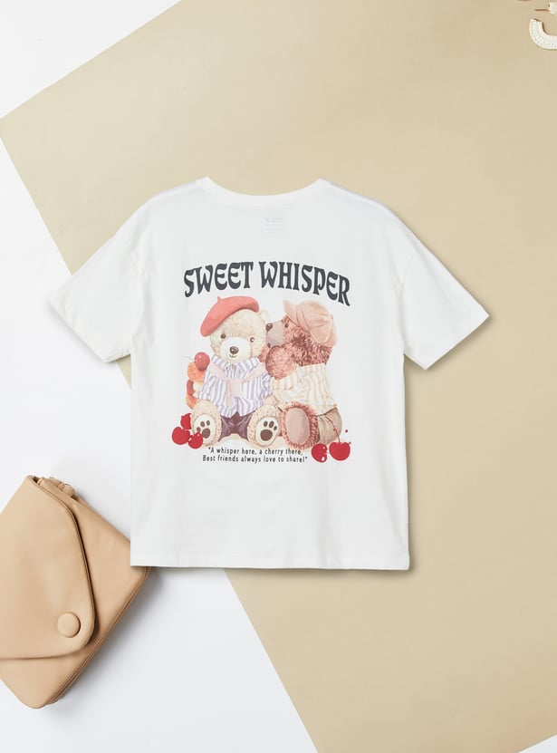 Girls Back Print T-shirt