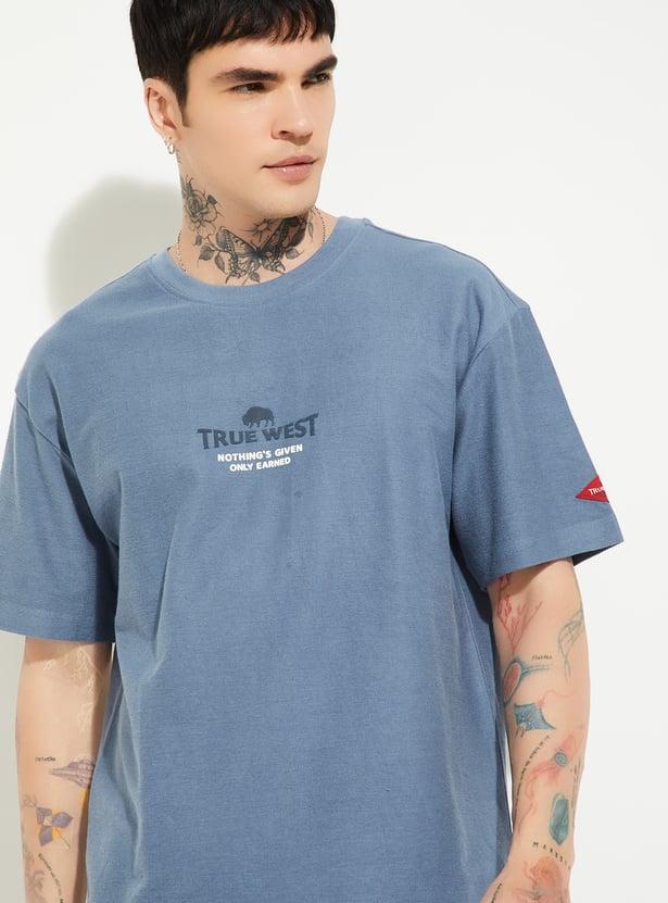 URB_N Men Printed Oversized Fit T-shirt