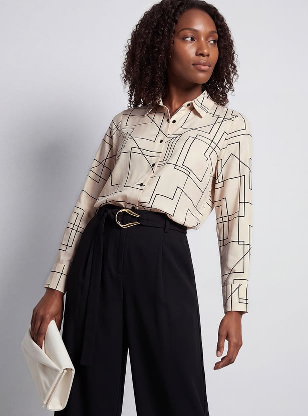 Women Printed Regular Fit Shirt