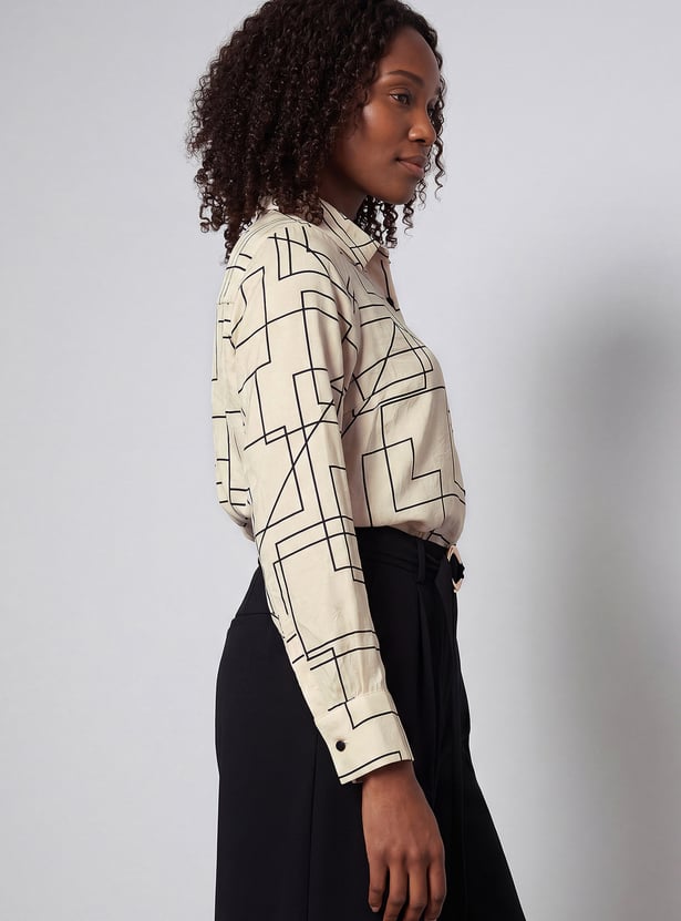 Women Printed Regular Fit Shirt