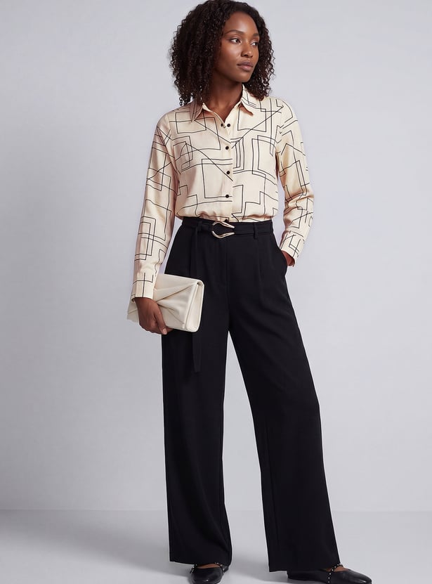Women Printed Regular Fit Shirt