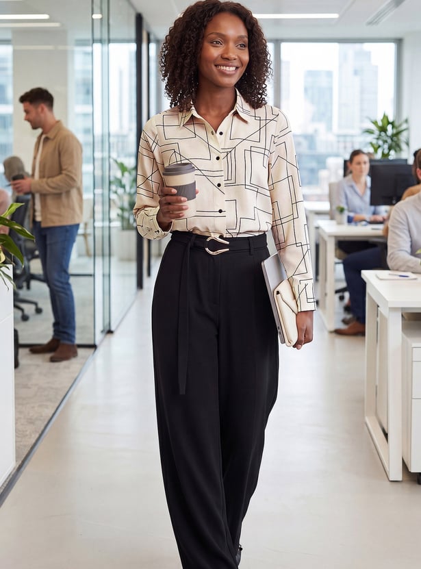 Women Printed Regular Fit Shirt