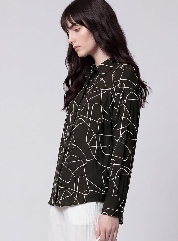 Women Printed Regular Fit Shirt