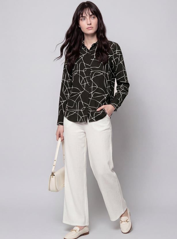 Women Printed Regular Fit Shirt