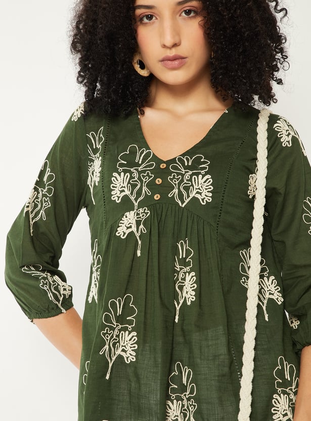 Women Embroidered Tunic